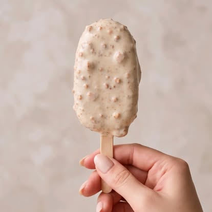 White chocolate cakesicle made by Dippy Delights