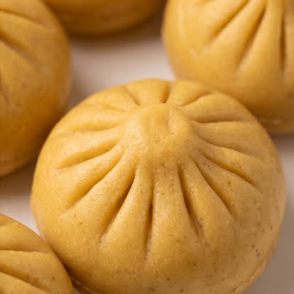 Golden mystery dumpling cake treats